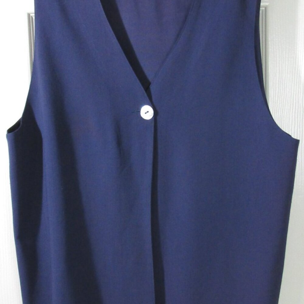 Pre-Owned Talbot's Lined Blue Vest, Large (Workwear Layering Piece)
